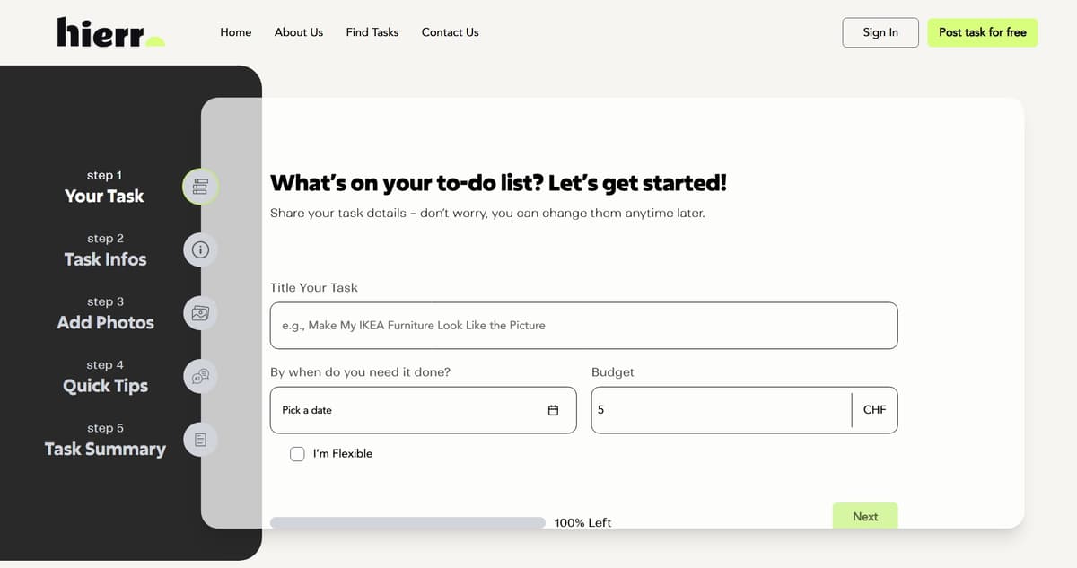 Hierr screenshot 1